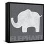 Elephant-Lauren Gibbons-Framed Stretched Canvas