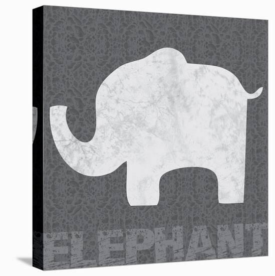 Elephant-Lauren Gibbons-Stretched Canvas