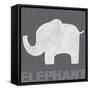 Elephant-Lauren Gibbons-Framed Stretched Canvas