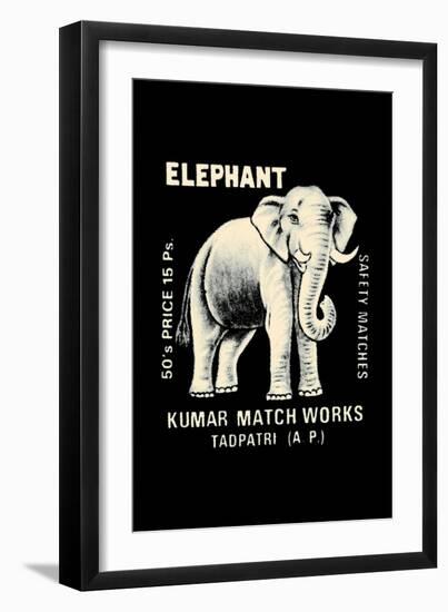 Elephant-null-Framed Art Print