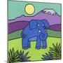 Elephant-Denny Driver-Mounted Premium Giclee Print