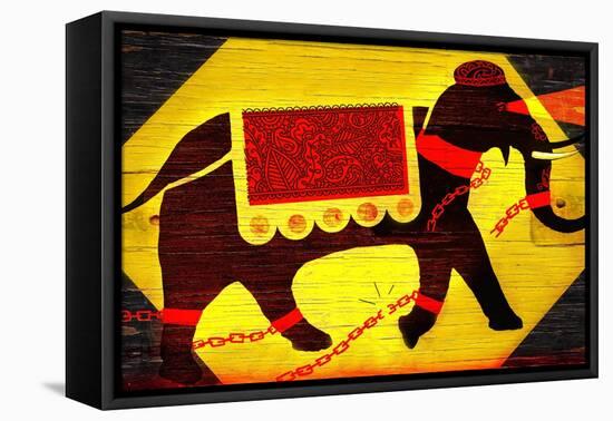 Elephant-Anthony Freda-Framed Stretched Canvas