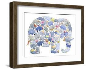 Elephant-Louise Tate-Framed Giclee Print