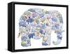 Elephant-Louise Tate-Framed Stretched Canvas