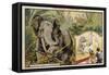 Elephant-null-Framed Stretched Canvas