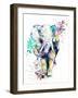 Elephant-Emma Catherine Debs-Framed Art Print