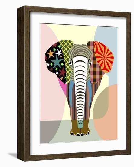 Elephantidae-Adefioye Lanre-Framed Giclee Print
