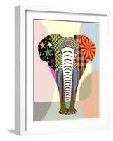 Elephantidae-Adefioye Lanre-Framed Giclee Print