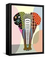 Elephantidae-Adefioye Lanre-Framed Stretched Canvas