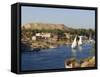 Elephantine Island and River Nile, Aswan, Egypt, North Africa-Robert Harding-Framed Stretched Canvas