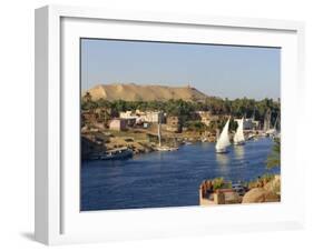 Elephantine Island and River Nile, Aswan, Egypt, North Africa-Robert Harding-Framed Photographic Print