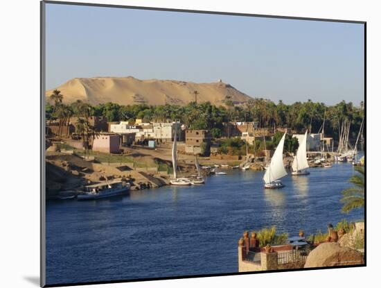 Elephantine Island and River Nile, Aswan, Egypt, North Africa-Robert Harding-Mounted Photographic Print