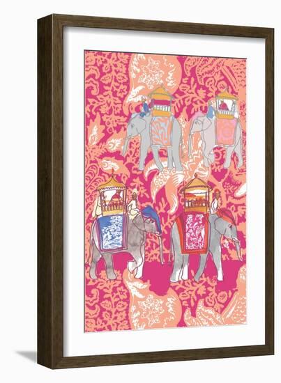 Elephants, 2013-Anna Platts-Framed Giclee Print
