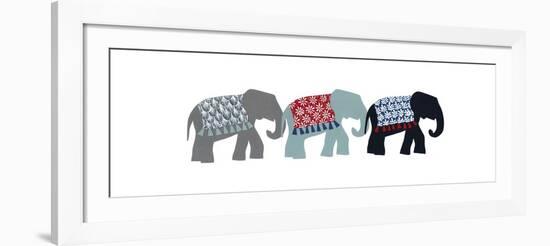 Elephants, 2015-Isobel Barber-Framed Giclee Print