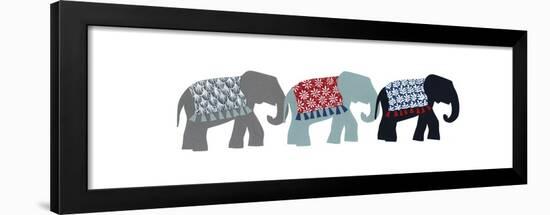 Elephants, 2015-Isobel Barber-Framed Giclee Print