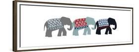 Elephants, 2015-Isobel Barber-Framed Premium Giclee Print