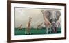 Elephants And Giraffes-Nancy Tillman-Framed Art Print