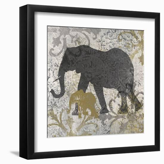 Elephants Exotiques-Katrina Craven-Framed Art Print