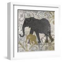 Elephants Exotiques-Katrina Craven-Framed Art Print