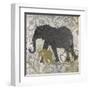 Elephants Exotiques-Katrina Craven-Framed Art Print