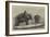 Elephants Hauling Timber in Burmah-null-Framed Giclee Print