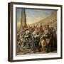 Elephants in a Roman Circus, Ca. 1640-Andrea Di Lione-Framed Giclee Print