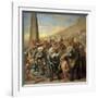 Elephants in a Roman Circus, Ca. 1640-Andrea Di Lione-Framed Giclee Print