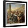 Elephants in a Roman Circus, Ca. 1640-Andrea Di Lione-Framed Giclee Print