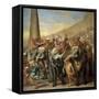 Elephants in a Roman Circus, Ca. 1640-Andrea Di Lione-Framed Stretched Canvas