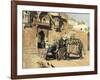 Elephants Outside a Palace, Jodhpore, India-Edwin Lord Weeks-Framed Giclee Print