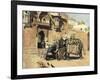 Elephants Outside a Palace, Jodhpore, India-Edwin Lord Weeks-Framed Giclee Print