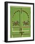 Elephants painted on green door, City Palace, Udaipur, India-Adam Jones-Framed Photographic Print