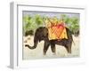 Elephants with Bananas, 1998-E.B. Watts-Framed Giclee Print