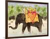 Elephants with Bananas, 1998-E.B. Watts-Framed Giclee Print