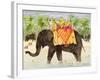 Elephants with Bananas, 1998-E.B. Watts-Framed Giclee Print