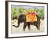 Elephants with Bananas, 1998-E.B. Watts-Framed Giclee Print