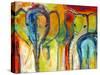 Elephants-Jami Vestergaard-Stretched Canvas