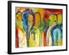 Elephants-Jami Vestergaard-Framed Art Print