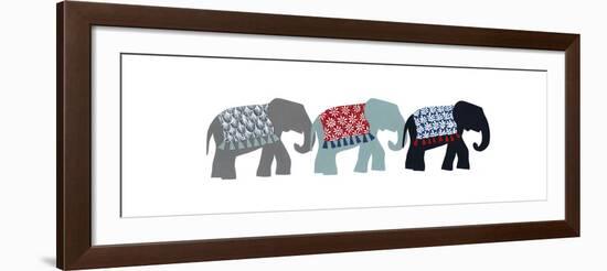 Elephants-Isobel Barber-Framed Giclee Print