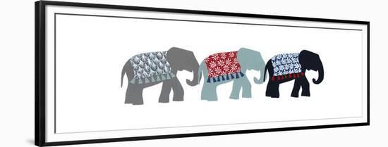 Elephants-Isobel Barber-Framed Premium Giclee Print