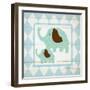 Elephants-Sylvia Murray-Framed Art Print