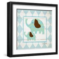 Elephants-Sylvia Murray-Framed Art Print