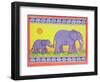 Elephants-Cathy Baxter-Framed Giclee Print