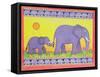 Elephants-Cathy Baxter-Framed Stretched Canvas