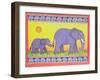 Elephants-Cathy Baxter-Framed Giclee Print