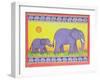 Elephants-Cathy Baxter-Framed Giclee Print