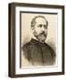 Eleuterio Maisonnave Y Cutayar (1840 - 1890). Spanish Politician Engravin by Carretero, 1890-Arturo Carretero y Sánchez-Framed Giclee Print