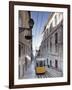 Elevador Da Bica, Bairro Alto District, Lisbon, Portugal-Michele Falzone-Framed Photographic Print