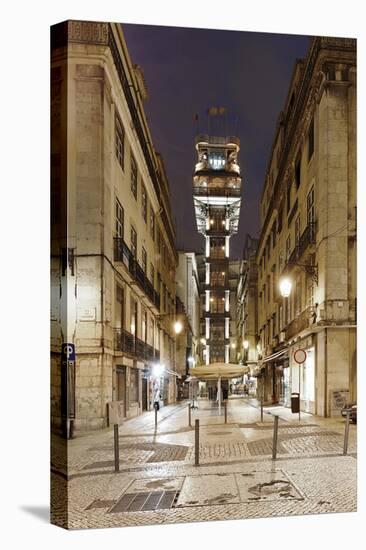 Elevador De Santa Justa, Baixa District, Lisbon, Portugal-Axel Schmies-Stretched Canvas