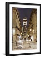 Elevador De Santa Justa, Baixa District, Lisbon, Portugal-Axel Schmies-Framed Photographic Print